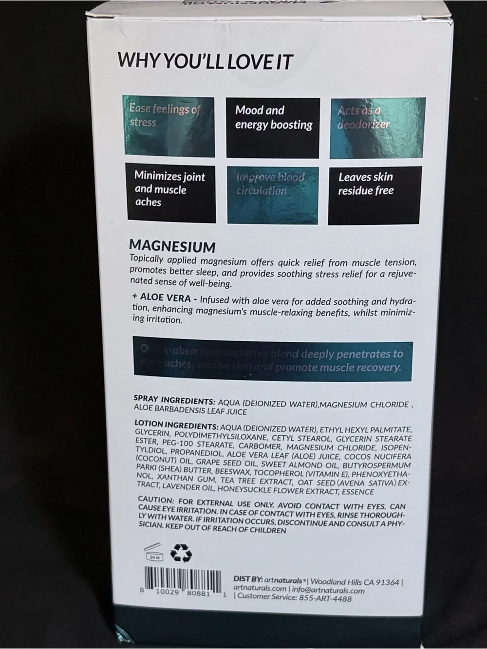 Artnaturals magnesium oil